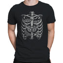 Moth Skeleton Anatomy Gothic Men's T-shirt