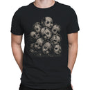 Cracked Doll Heads Horror Illustration Men's T-shirt