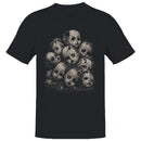 Cracked Doll Heads Horror Illustration Men's T-shirt
