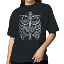 Moth Skeleton Anatomy Gothic Women's T-shirt