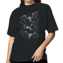 Vintage Bat Skeleton Gothic Art Women's T-shirt