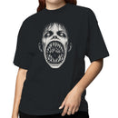 Distorted Horror Monster Face Women's T-shirt