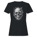 Skull with Spider Webs Women's T-shirt