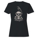 Raven Skull with Mushrooms Women's T-shirt