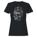 Spider on Skull Illustration Women's T-shirt