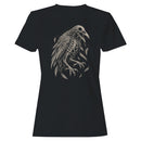 Skeleton Raven Falling Feathers Women's T-shirt