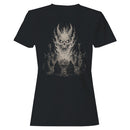 Occult Ritual Fire Skull Women's T-shirt