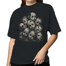 Cracked Doll Heads Horror Illustration Women's T-shirt