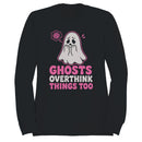 Men's Sweatshirt - Ghosts Overthink Things Design