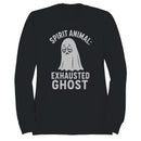 Exhausted Ghost Meme Men's Sweatshirt
