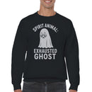 Exhausted Ghost Meme Men's Sweatshirt