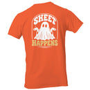 Sheet Happens Funny Ghost Pun T-shirt
