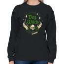 Bog Witch Skull Spell Book Women's Sweatshirt