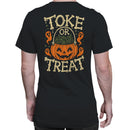 Toke or Treat Halloween Pumpkin Men's T-shirt