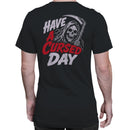 Cursed Day Grim Reaper Skull Men's T-shirt