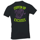 Coffin Up Excuses Vampire Humor Men's T-shirt