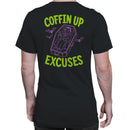 Coffin Up Excuses Vampire Humor Men's T-shirt