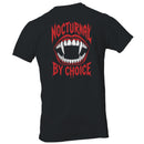 Nocturnal By Choice Vampire Fangs Men's T-shirt