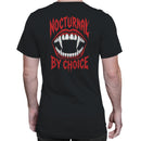 Nocturnal By Choice Vampire Fangs Men's T-shirt