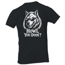 Howl You Doin' Wolf Sunglasses Men's T-shirt