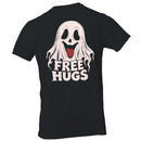 Funny Halloween Men's T-shirt - Free Hugs Cute Ghost