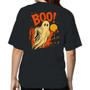 Ghost Thumbs Down Haunted House Women's T-shirt