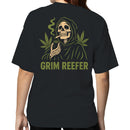 Grim Reefer Skeleton Cannabis Leaves Women's T-shirt