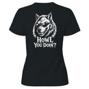 Howl You Doin' Wolf Sunglasses Meme Women's T-shirt