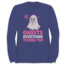 Ghosts Overthink Things Women's Sweatshirt