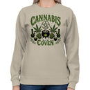 Cannabis Coven Witch Pentagram Women's Sweatshirt