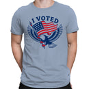 I Voted Eagle American Flag Men's T-shirt