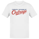 Currently Rationing My Outrage Quote Men's T-shirt