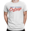Currently Rationing My Outrage Quote Men's T-shirt
