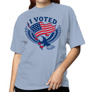 I Voted American Flag Eagle Women's T-shirt