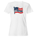 I Voted American Flag Women's T-shirt