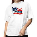 I Voted American Flag Women's T-shirt