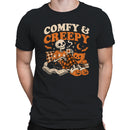 Halloween Skeleton Cat Men's T-shirt
