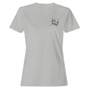 Spooky Cat Ghost Halloween Women's T-shirt