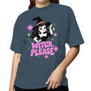 Witch Please Retro Cute Witch Illustration Women's T-shirt