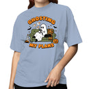 Ghosting My Plans Halloween Humor Women's T-shirt