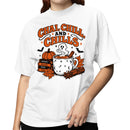 Chai, Chill, and Chills Halloween Women's T-shirt