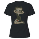 Retro Pinup Girl Heart Garter Women's T-shirt