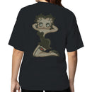 Retro Pinup Girl Heart Garter Women's T-shirt