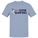 Gone Surfing Cartoon Dog Men's T-shirt