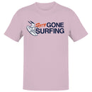 Gone Surfing Cartoon Dog Men's T-shirt