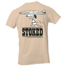 Snoopy Surfboard Peanuts Comic Men's T-shirt