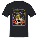 Everybody Croaks Frog Grim Reaper Skull T-shirt