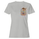 Women's T-shirt Retro Baseball Sports Illustration