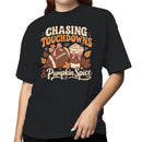 Chasing Touchdowns Pumpkin Spice Women's T-shirt