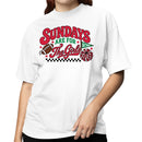 Women's T-shirt - Sundays Are For The Girls Football